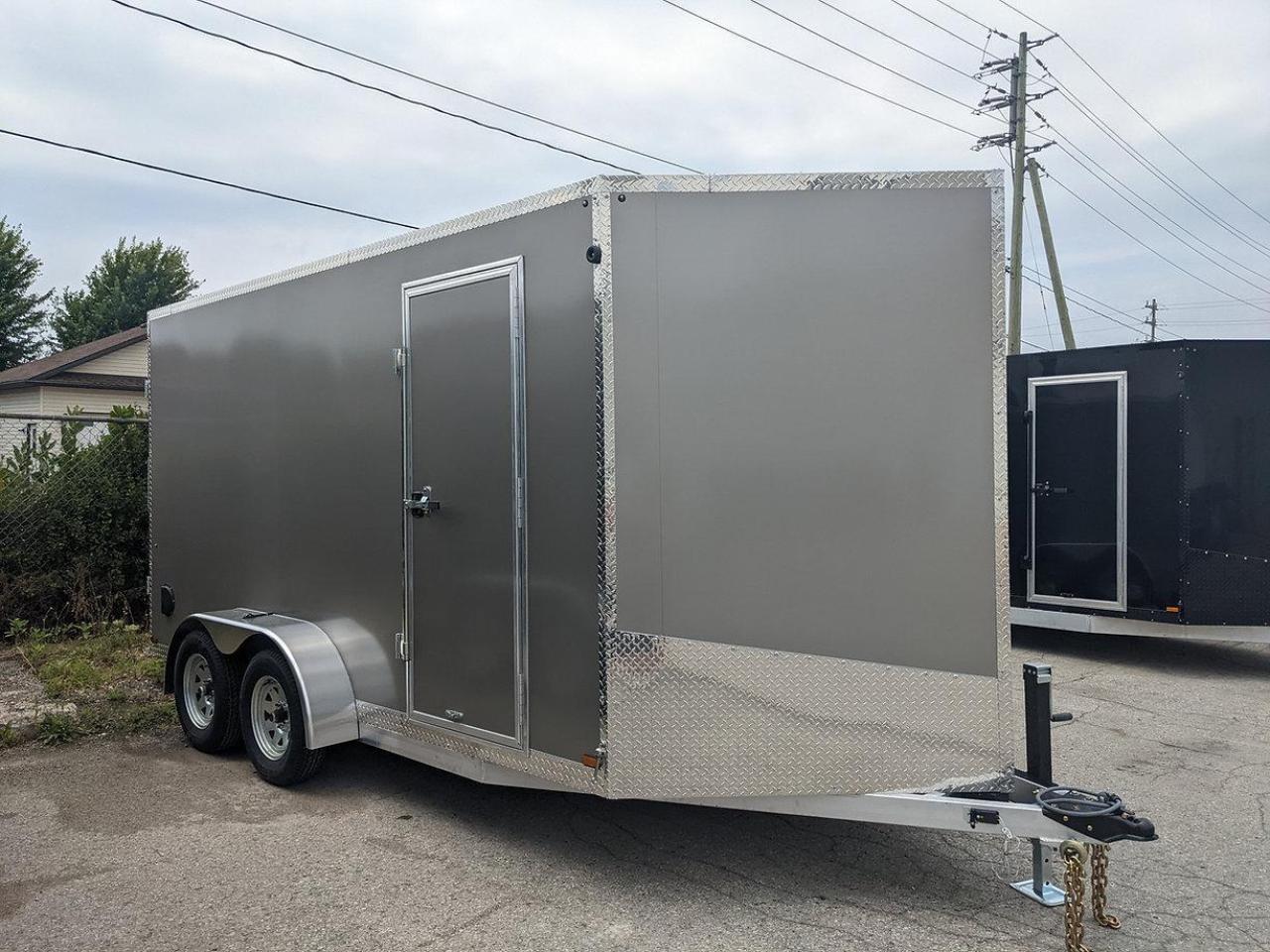 2023 Canadian Trailer Company 7x16 V-Nose Cargo Trailer Aluminum
