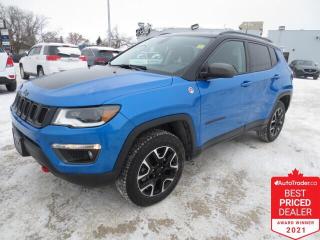 Used 2021 Jeep Compass Trailhawk Elite 4x4 - Pano Roof/Nav/Cam/Bluetooth for sale in Winnipeg, MB