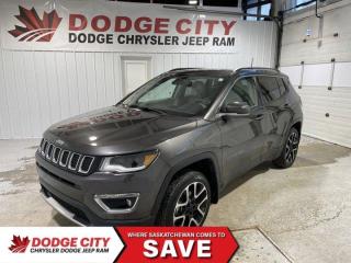 Used 2017 Jeep Compass Limited - Htd Seats/Steering, Rmt Start, B/U Cam for sale in Saskatoon, SK