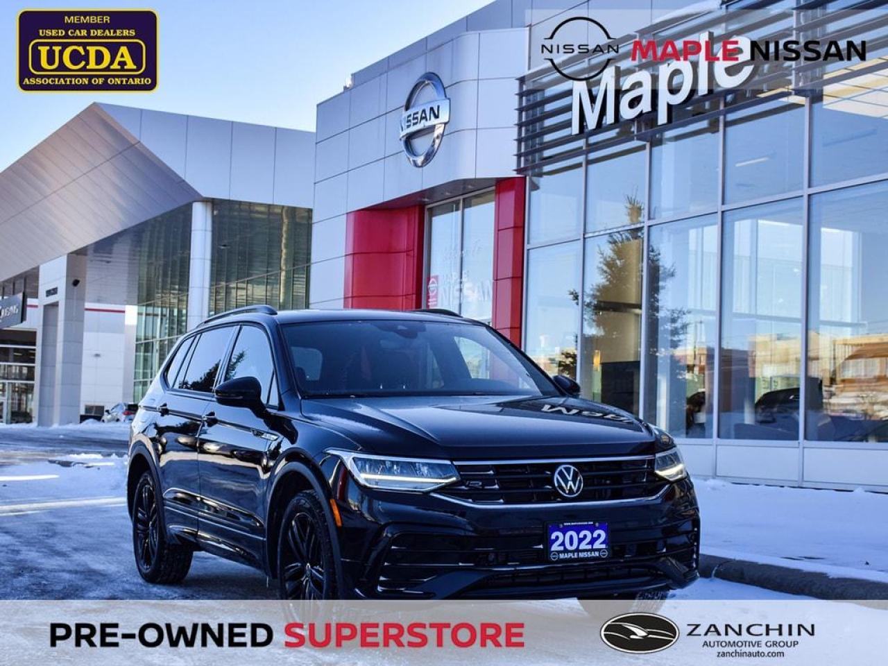 Used 2022 Volkswagen Tiguan 4motion Comfortline R Apple Carplay Blind Spot for sale in Maple, ON