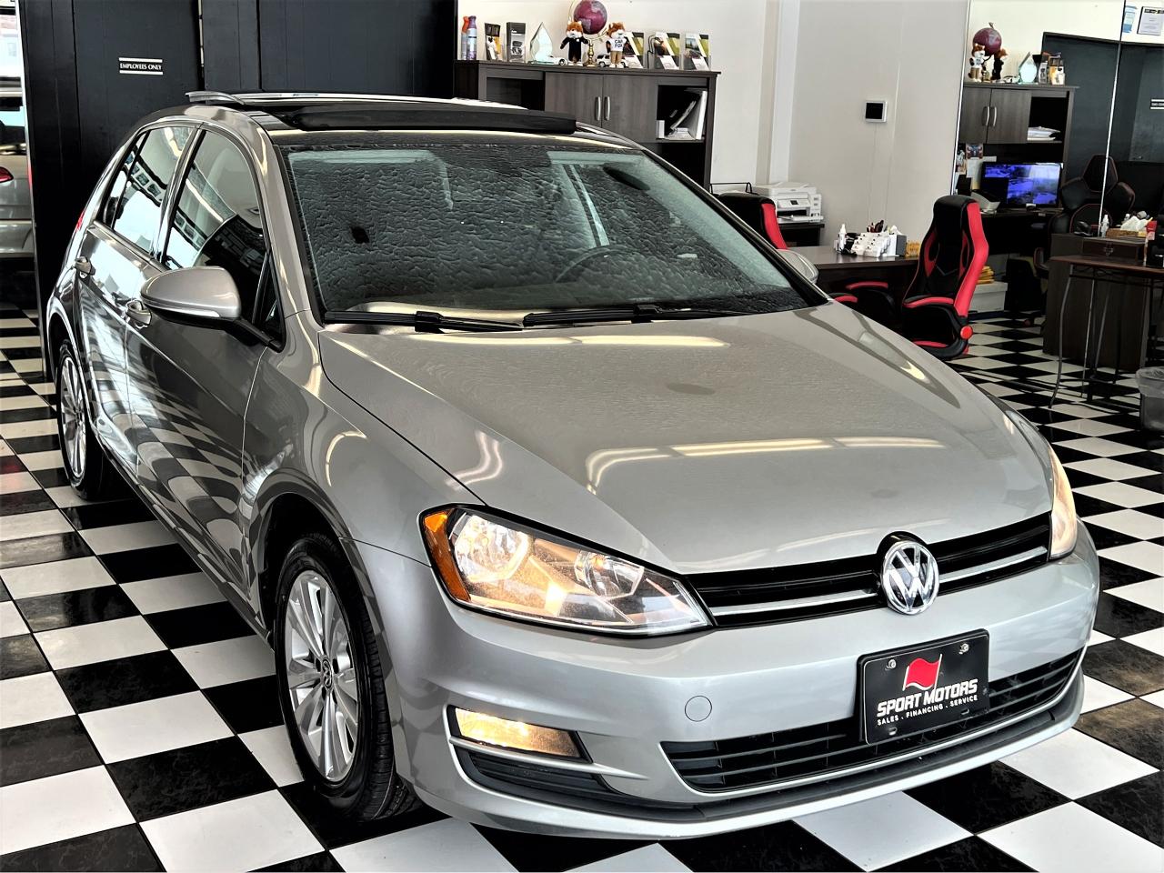 2017 Volkswagen Golf COMFORTLINE+Leather+Roof+New Tires+CLEAN Carfax - Photo #5