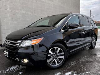 Used 2015 Honda Odyssey Touring Navigation Leather Power Doors Fully Loade for sale in Kitchener, ON