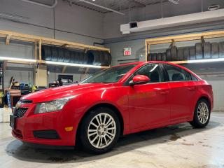 Used 2014 Chevrolet Cruze ECO * Red/Black Cloth Seats * Back Up Camera * Hands Free Calling * AM/FM/SiriusXM/USB/Aux/Bluetooth * Cruise Control * Steering Wheel Controls * for sale in Cambridge, ON