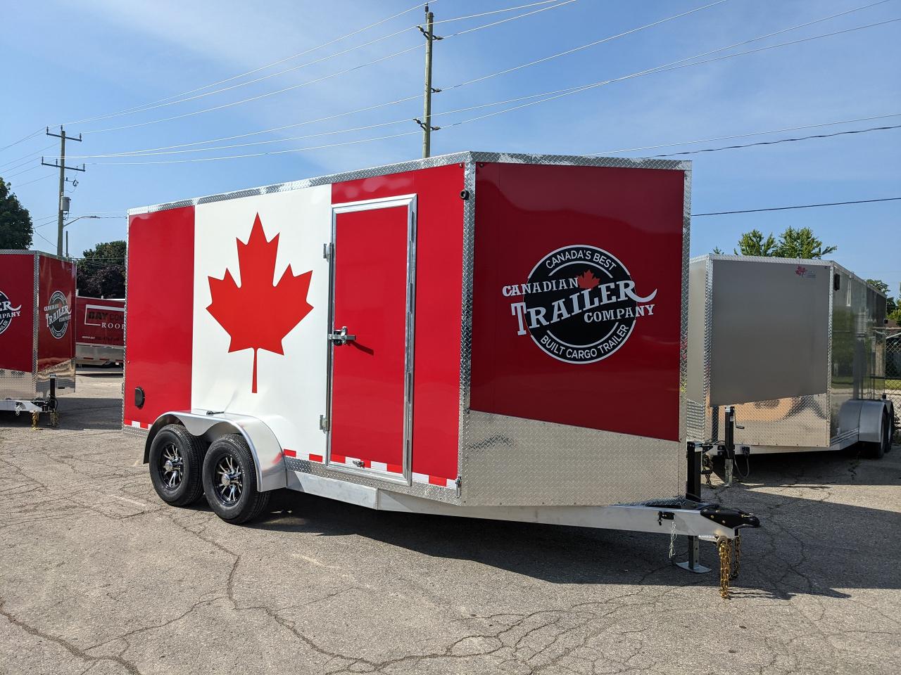2022 Canadian Trailer Company 7x14 V Nose Cargo Trailer 