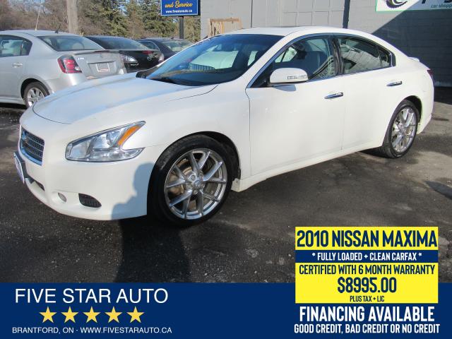2010 Nissan Maxima S V6 *Clean Carfax* Certified w/ 6 Month Warranty