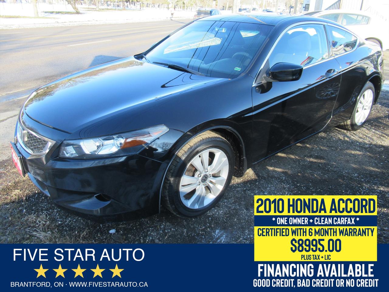 2010 Honda Accord EX *Clean Carfax + 1 Owner* Certified w/ Warranty
