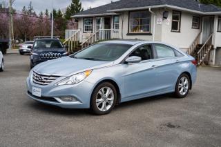 <p>Local BC Hyundai Sonata with tons of great options. New bodystyle, huge rear seating and trunk space, power heated leather seats, power sunroof, Bluetooth, alloy wheels and more.</p><br><p>Excellent, Affordable Lubrico Warranty Options Available on ALL Vehicles!</p>
<p>604-585-1831</p>
<p>All Vehicles are Safety Inspected by a 3rd Party Inspection Service. <br /> <br />We speak English, French, German, Punjabi, Hindi and Urdu Language! </p>
<p><br />We are proud to have sold over 14,500 vehicles to our customers throughout B.C.<br /> <br />What Makes Us Different? <br />All of our vehicles have been sent to us from new car dealerships. They are all trade-ins and we are a large remarketing centre for the lower mainland new car dealerships. We do not purchase vehicles at auctions or from private sales. <br /> <br />Administration Fee of $375<br /> <br />Disclaimer: <br />Vehicle options are inputted from a VIN decoder. As we make our best effort to ensure all details are accurate we can not guarantee the information that is decoded from the VIN. Please verify any options before purchasing the vehicle. <br /> <br />B.C. Dealers Trade-In Centre <br />14458 104th Ave. <br />Surrey, BC <br />V3R1L9 <br />DL# 26220 <br /> <br />(604) 585-1831</p>