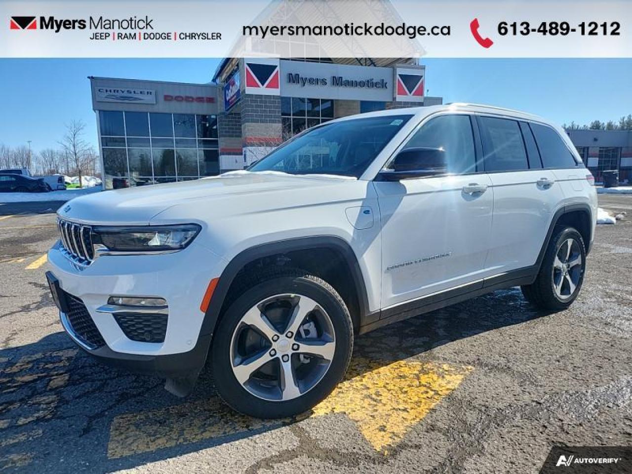 New 2023 Jeep Grand Cherokee 4xe Base  - Hybrid -  Heated Seats - $267.49 /Wk for sale in Ottawa, ON