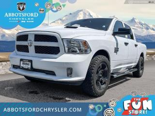 <br> <br>  Get the job done right with this rugged Ram 1500 Classic pickup. <br> <br>The reasons why this Ram 1500 Classic stands above its well-respected competition are evident: uncompromising capability, proven commitment to safety and security, and state-of-the-art technology. From its muscular exterior to the well-trimmed interior, this 2023 Ram 1500 Classic is more than just a workhorse. Get the job done in comfort and style while getting a great value with this amazing full-size truck. <br> <br> This bright white Crew Cab 4X4 pickup   has a 8 speed automatic transmission and is powered by a  305HP 3.6L V6 Cylinder Engine.<br> <br> Our 1500 Classics trim level is Express. This Ram 1500 Express features upgraded aluminum wheels, front fog lamps and USB connectivity, along with a great selection of standard features such as class II towing equipment including a hitch, wiring harness and trailer sway control, heavy-duty suspension, cargo box lighting, and a locking tailgate. Additional features include heated and power adjustable side mirrors, UCconnect 3, cruise control, air conditioning, vinyl floor lining, and a rearview camera. This vehicle has been upgraded with the following features: Aluminum Wheels,  Heavy Duty Suspension,  Tow Package,  Power Mirrors,  Rear Camera. <br><br> View the original window sticker for this vehicle with this url <b><a href=http://www.chrysler.com/hostd/windowsticker/getWindowStickerPdf.do?vin=1C6RR7KG1PS520682 target=_blank>http://www.chrysler.com/hostd/windowsticker/getWindowStickerPdf.do?vin=1C6RR7KG1PS520682</a></b>.<br> <br/> Total  cash rebate of $13290 is reflected in the price. Credit includes up to 20% MSRP.  6.49% financing for 96 months. <br> Buy this vehicle now for the lowest weekly payment of <b>$183.58</b> with $0 down for 96 months @ 6.49% APR O.A.C. ( taxes included, Plus applicable fees   ).  Incentives expire 2024-04-30.  See dealer for details. <br> <br>Abbotsford Chrysler, Dodge, Jeep, Ram LTD joined the family-owned Trotman Auto Group LTD in 2010. We are a BBB accredited pre-owned auto dealership.<br><br>Come take this vehicle for a test drive today and see for yourself why we are the dealership with the #1 customer satisfaction in the Fraser Valley.<br><br>Serving the Fraser Valley and our friends in Surrey, Langley and surrounding Lower Mainland areas. Abbotsford Chrysler, Dodge, Jeep, Ram LTD carry premium used cars, competitively priced for todays market. If you don not find what you are looking for in our inventory, just ask, and we will do our best to fulfill your needs. Drive down to the Abbotsford Auto Mall or view our inventory at https://www.abbotsfordchrysler.com/used/.<br><br>*All Sales are subject to Taxes and Fees. The second key, floor mats, and owners manual may not be available on all pre-owned vehicles.Documentation Fee $699.00, Fuel Surcharge: $179.00 (electric vehicles excluded), Finance Placement Fee: $500.00 (if applicable)<br> Come by and check out our fleet of 80+ used cars and trucks and 140+ new cars and trucks for sale in Abbotsford.  o~o