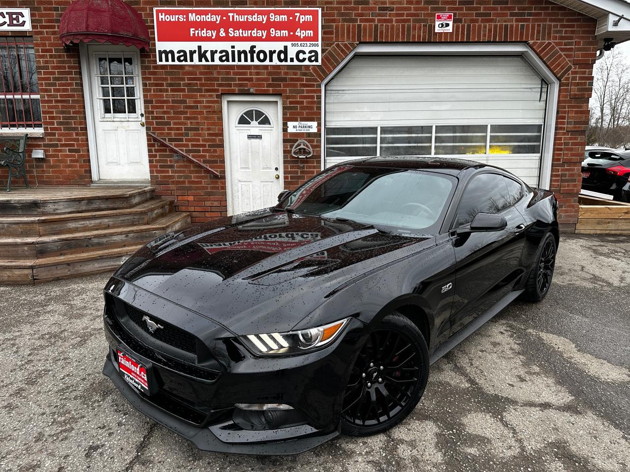 2017 Ford Mustang 5.0 Litre V8 GT Manual Lthr BT CarPlay Backup Cam