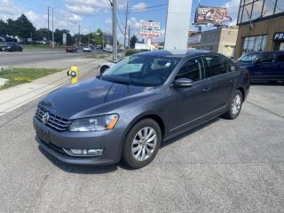 2014 Volkswagen Passat TDI, a Great Condition Diesel Volkswagen !<br><br>AMAZING CONDITION, this 2014 Volkswagen Passat comes with a 2 LITRE 4 CYLINDER DIESEL ENGINE that puts out 140 HORSEPOWER.<br><br>Interior includes: HEATED SEATS and a GREAT SOUNDING STEREO SYSTEM.<br><br>2ND SET OF RIMS/TIRES !<br><br>WELL SERVICED (per carfax) !<br><br>CLEAN CARFAX !<br><br>Well reviewed: <br> The Passat TDI has a 140-horsepower turbodiesel four-cylinder engine...provide brisk acceleration and robust passing power,  (cars.usnews.com).<br><br> ...the diesel earns an excellent 30/40 mpg city/highway,  (cars.usnews.com).<br><br>Comes complete with power locks, power windows, keyless remote entry, and two sets of keys.<br><br>This car has safety included in the advertised price.<br><br>Please Note: HST and Licensing is an additional fee separate from the advertised price. <br><br>We have a strong confidence in our cars, if you want to have a car inspected, Vision Fine Cars welcomes it.<br>  <br>Certain Crypto-Currency accepted as payment, Charges will apply.<br><br>