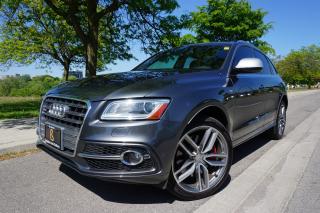 <p>WOW!! Check out this absolutely gorgeous SQ5 that just arrived at our store. This beauty comes to us as a new Audi store trade-in. It is a 1 Owner, No accidents beauty thats been babied since day 1. This one comes loaded with an extensive list of option including radar cruise control.  The previous owner knew theyre Audis and packaged this one exceptionally well. If youre looking for an extremely stylish, fun to drive, powerful and safe SUV, then make sure to check out this one.   It comes certified for your convenience and included at our list price is a 3 month 3000km limited superior warranty for your peace of mind. Call or Email today to book your appointment before its too late.</p><p>Come see us at our central location @ 2044 Kipling AVE (BEHIND PIONEER GAS STATION)</p><p> </p>