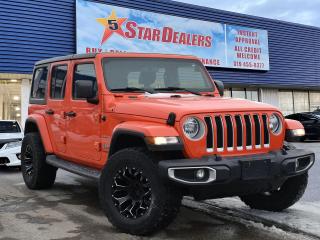 Used 2018 Jeep Wrangler Unlimited 2018.5 Sahara 4x4 NAV MINT WE FINANCE ALL CREDIT for sale in London, ON