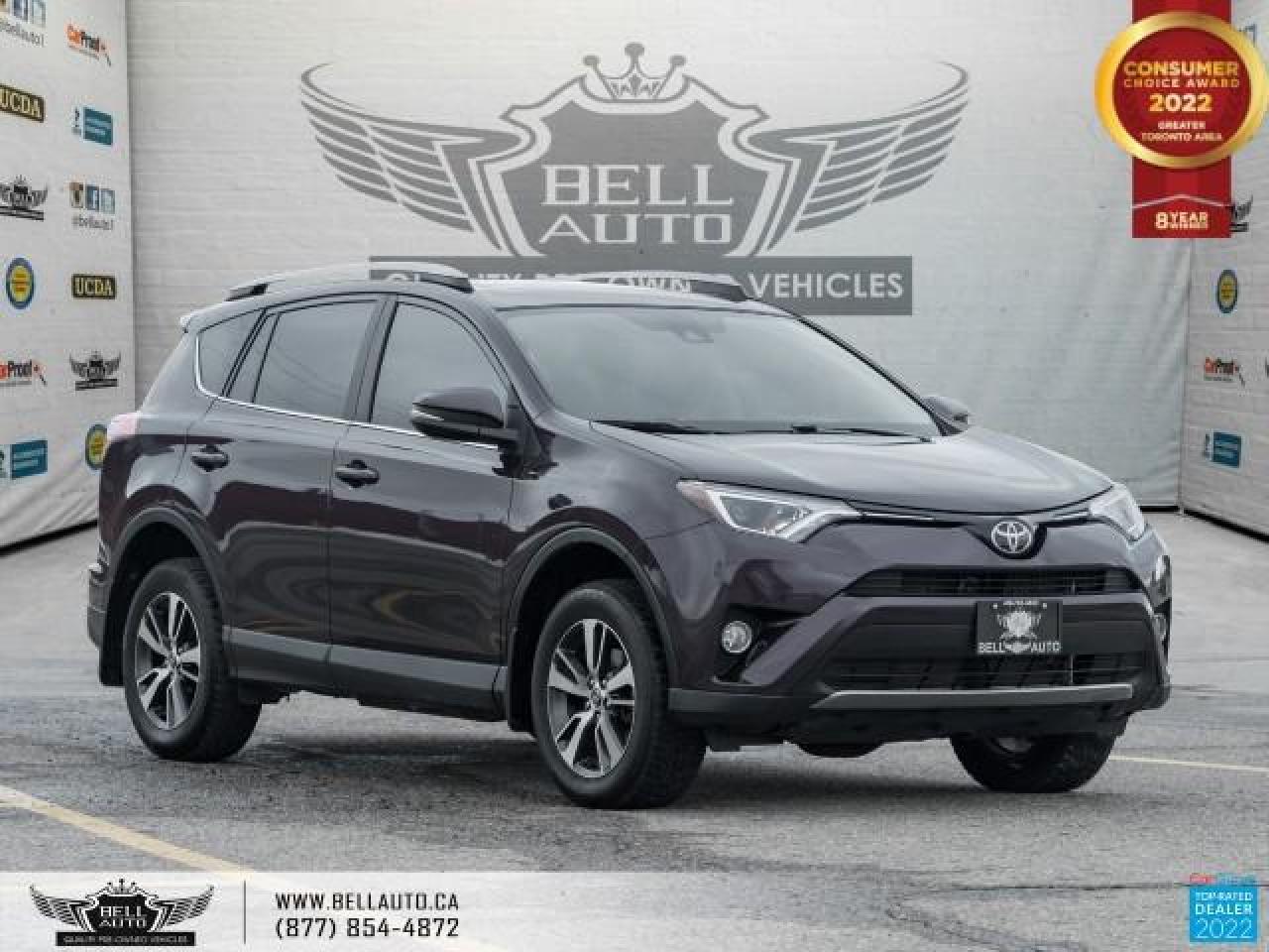 2018 Toyota RAV4 XLE, BackUpCam, MoonRoof, LaneDepartureSystem, collision Avoidance, PushStart, DualShift Photo1