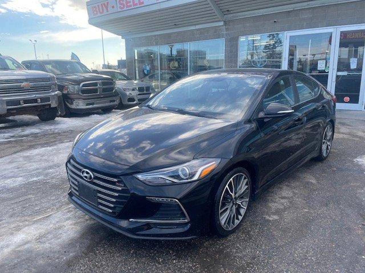 Used 2018 Hyundai Elantra SPORT SUNROOF APPLE CAR PLAY LEATHER SEATS for sale in Calgary, AB