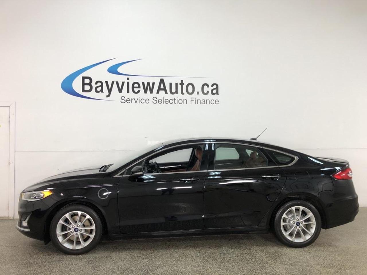 Used 2019 Ford Fusion Energi TITANIUM - PWR HTD LTHR! BLACK! SUNROOF! NAV! REMOTE START! for sale in Belleville, ON