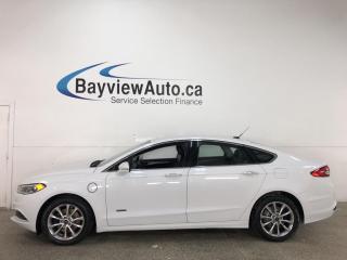 Used 2018 Ford Fusion Energi SE - NAV! HTD LEATHER! + MORE! 68,000KMS! for sale in Belleville, ON