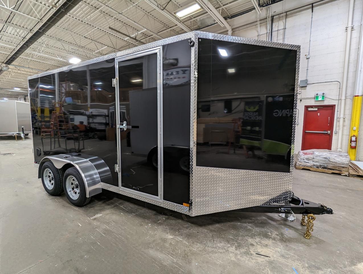 2023 Canadian Trailer Company 7x14 V Nose Cargo Trailer Steel Photo1