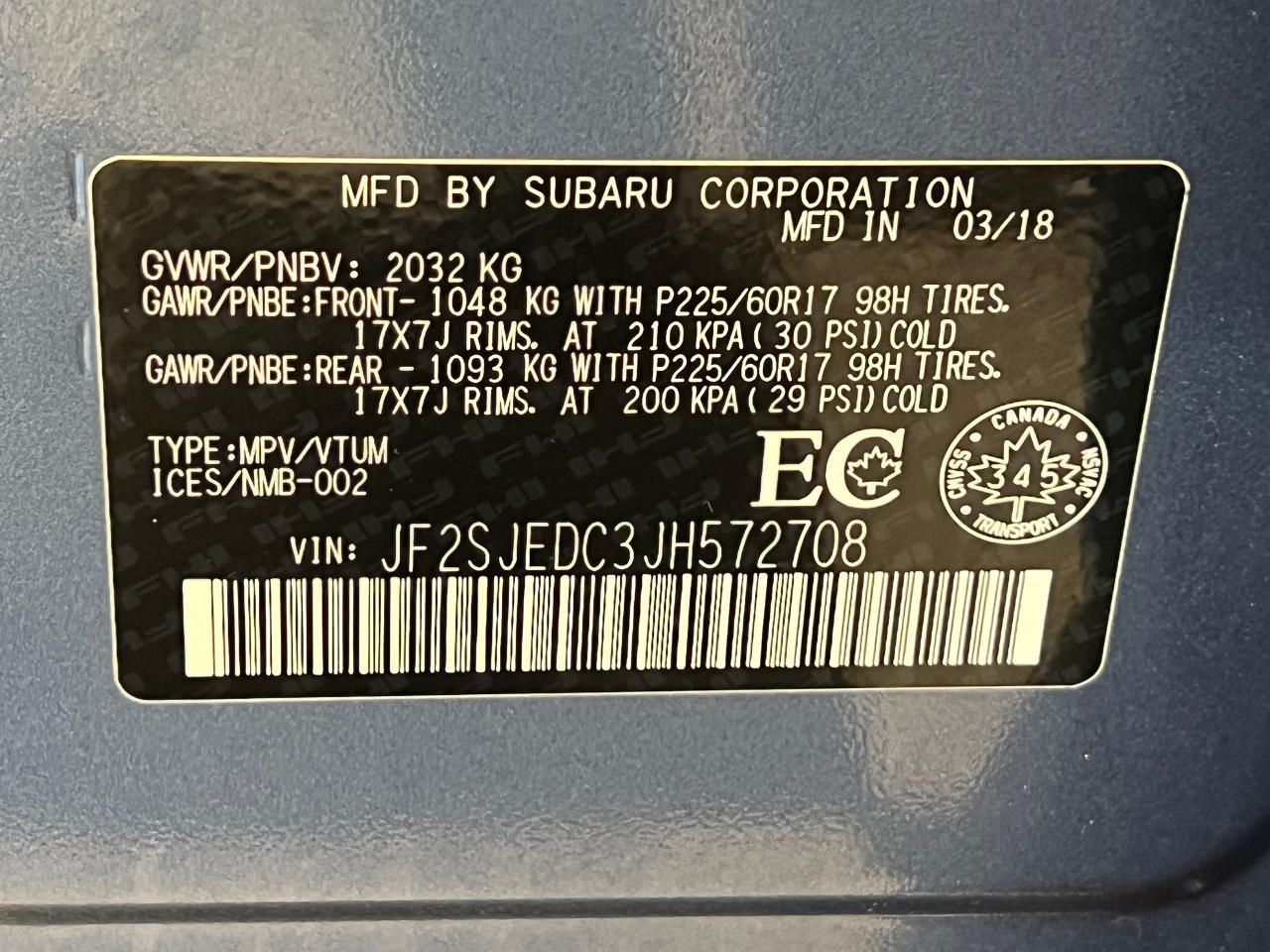 2018 Subaru Forester Convenience AWD+Camera+Bluetooth+CLEAN CARFAX Photo108