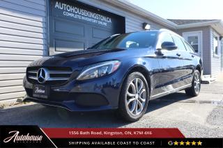 Your 2018 Mercedes-Benz C-Class Base is a luxury car that combines a leather interior, advanced technology, all-wheel drive,8-Way Power Driver Seat, 8-Way Power Passenger Seat, Dual-Zone Automatic Climate Control, Heated Front Seats, Leather Upholstery, 7-Inch Central Display, Bluetooth Connectivity, MB-Tex Dashboard, Rearview Camera, Smartphone Integration, Attention Assist, Collision Prevention Assist Plus, Electronic Stability Control (ESC), Rearview Camera, This 2018 Mercedes-Benz C-Class Base is in excellent condition, has only 76,501 km on the odometer a balance of Mercedes Manufacturer warranty and a clean CARFAX.<p>**PLEASE CALL TO BOOK YOUR TEST DRIVE! THIS WILL ALLOW US TO HAVE THE VEHICLE READY BEFORE YOU ARRIVE. THANK YOU!**</p>

<p>The above advertised price and payment quote are applicable to finance purchases. <strong>Cash pricing is an additional $699. </strong> We have done this in an effort to keep our advertised pricing competitive to the market. Please consult your sales professional for further details and an explanation of costs. <p>

<p>WE FINANCE!! Click through to AUTOHOUSEKINGSTON.CA for a quick and secure credit application!<p><strong>

<p><strong>All of our vehicles are ready to go! Each vehicle receives a multi-point safety inspection, oil change and emissions test (if needed). Our vehicles are thoroughly cleaned inside and out.<p>

<p>Autohouse Kingston is a locally-owned family business that has served Kingston and the surrounding area for more than 30 years. We operate with transparency and provide family-like service to all our clients. At Autohouse Kingston we work with more than 20 lenders to offer you the best possible financing options. Please ask how you can add a warranty and vehicle accessories to your monthly payment.</p>

<p>We are located at 1556 Bath Rd, just east of Gardiners Rd, in Kingston. Come in for a test drive and speak to our sales staff, who will look after all your automotive needs with a friendly, low-pressure approach. Get approved and drive away in your new ride today!</p>

<p>Our office number is 613-634-3262 and our website is www.autohousekingston.ca. If you have questions after hours or on weekends, feel free to text Kyle at 613-985-5953. Autohouse Kingston  It just makes sense!</p>

<p>Office - 613-634-3262</p>

<p>Kyle Hollett (Sales) - Extension 104 - Cell - 613-985-5953; kyle@autohousekingston.ca</p>

<p>Joe Purdy (Finance) - Extension 103 - Cell  613-453-9915; joe@autohousekingston.ca</p>

<p>Brian Doyle (Sales and Finance) - Extension 106 -  Cell  613-572-2246; brian@autohousekingston.ca</p>

<p>Bradie Johnston (Director of Awesome Times) - Extension 101 - Cell - 613-331-1121; bradie@autohousekingston.ca</p>
