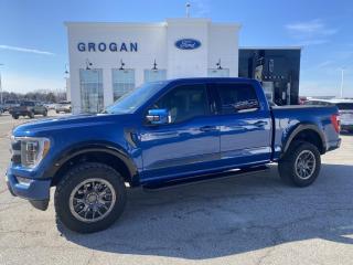 <p><span style=font-size:14px><span style=font-family:Arial,Helvetica,sans-serif>2022 F-150 Lariat Sport 4x4 with ROUSH package, 5.0L 8 cylinder engine, 10-speed automatic transmission, push start, 5.5 foot box, tailgate step, heated/cooled front seats, heated rear seats, heated steering wheel, navigation, bluetooth, reverse camera with sensors, leather seats, twin panel moonroof, tinted windows, remote start, power seats/tailgate, adaptive cruise control, blind spot alert.</span></span></p>