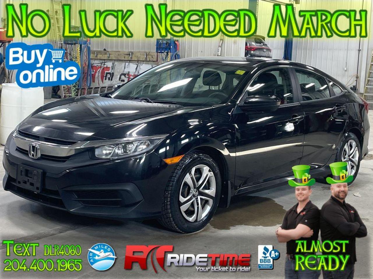 Used 2016 Honda Civic SEDAN LX for sale in Winnipeg, MB