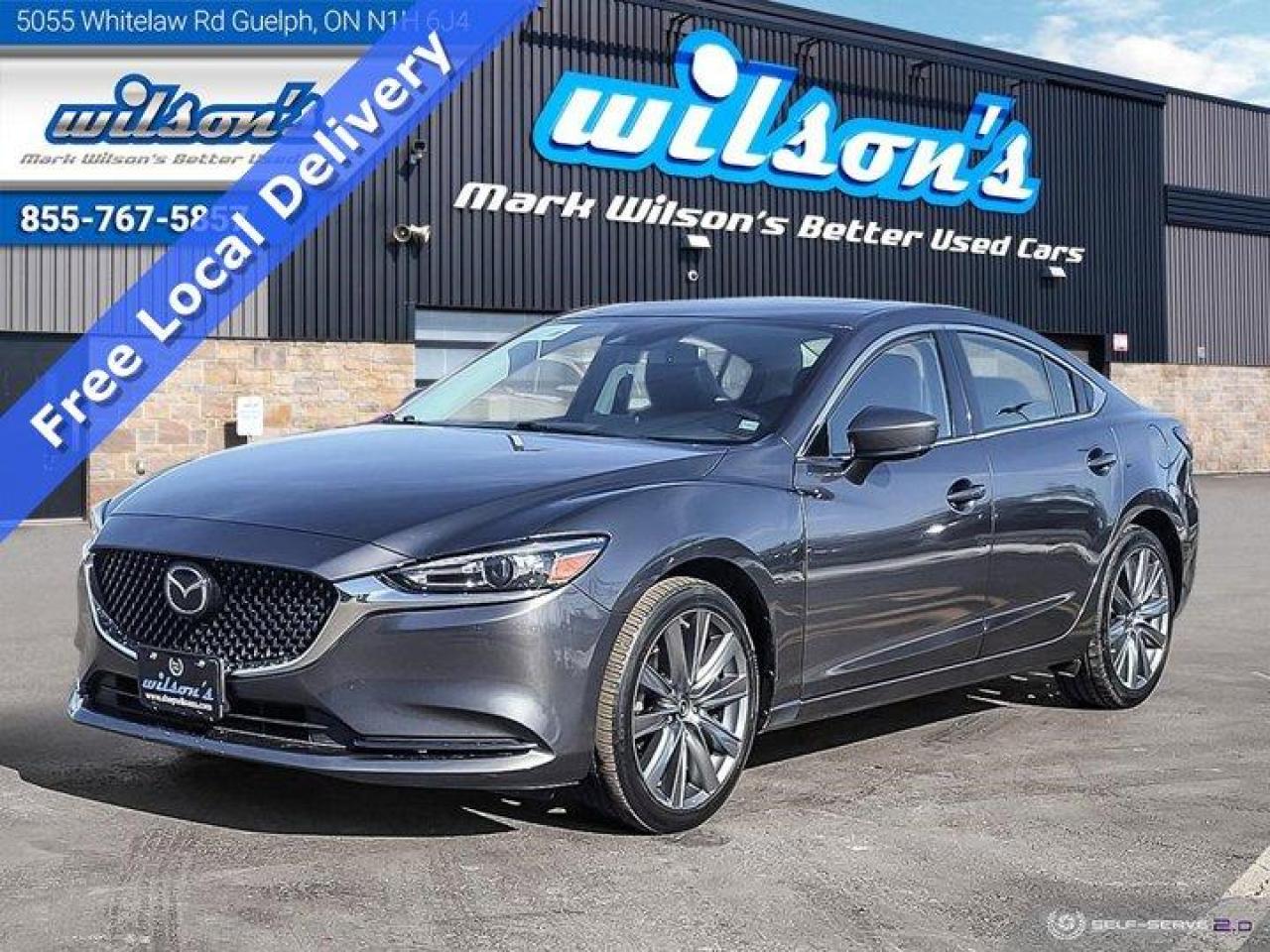 Used 2020 Mazda MAZDA6 GS-L Leather, Sunroof, Adaptive Cruise, Blind Spot + Rear Traffic Alert, CarPlay + Android & More! for sale in Guelph, ON
