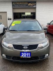 <p>PRICE REDUCED ................</p><p>RH AUTO SALES AND SERVICES</p><p>2067 VICTORIA ST N UNIT 2, BRESLAU, ON, N0B1M0</p><p>226-444-4006 OR 519-731-3041</p><p>2011 Kia Forte5 H/B 2.4 Liter 4-cylinder, automatic, 217304 KM, great condition no rust, very clean in & out, drive smooth, oil spry yearly no accident.</p><p>Key-less entry, Power windows, locks, mirrors, steering. Cruise control, tilt steering wheel, A/C, Cd player, alloy wheels, remote starter,  sunroof, leather, heated seats, bluetoth, AUX, USB, and more.........</p><p>This car comes with safety, 3 Months warranty limited Superior protection cover up to $ 1000 per claim & Carfax....</p><p>Selling for $ 6995 PLUS TAX, license fee.</p><p>Please call 226-240-7618 or text 519-731-3041</p><p>RH Auto Sales & Services 2067 Victoria St N unit 2</p><p>Breslau, ON, N0B 1M0</p>