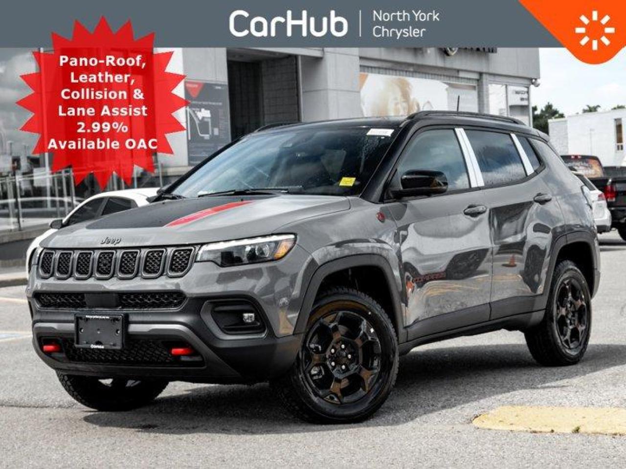 New 2023 Jeep Compass Trailhawk Elite 4x4 Sun & Sound Grp Vented Leather Seats Active Safety for sale in Thornhill, ON