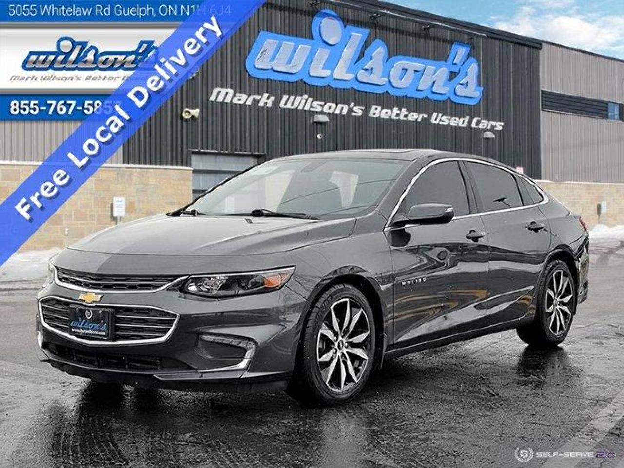 Used 2016 Chevrolet Malibu LT, Leather, Navi, Panoramic Sunroof, Power Seat, Heated Seats, Bluetooth, New Tires & Brakes! for sale in Guelph, ON