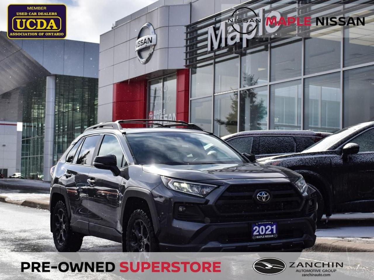 Used 2021 Toyota RAV4 TRD AWD Blind Spot Apple Carplay Moonroof Navi for sale in Maple, ON