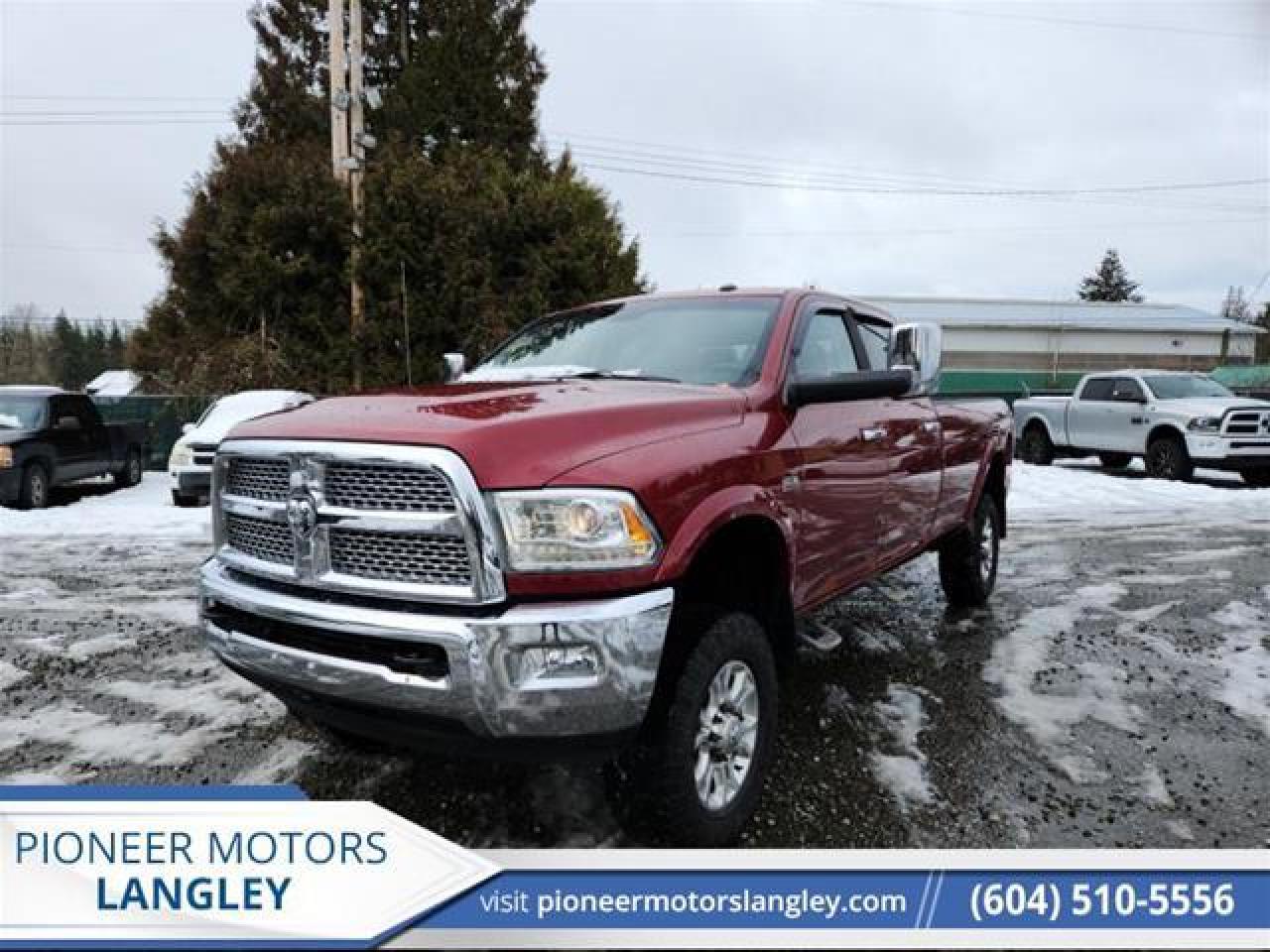 Used 2015 RAM 3500 Laramie  - Leather Seats -  Bluetooth for sale in Langley, BC