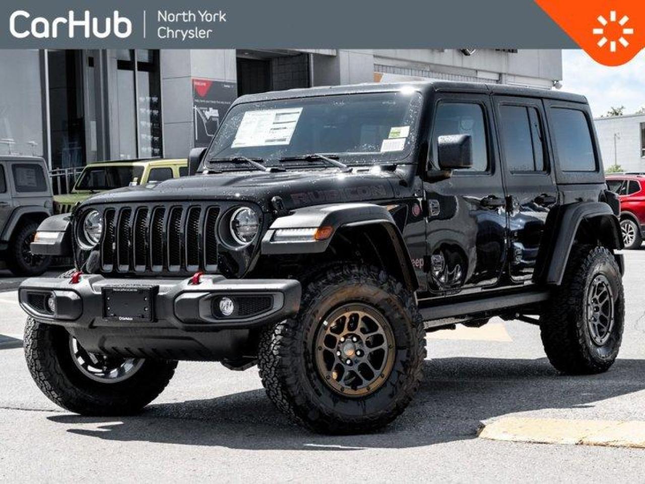 New 2023 Jeep Wrangler Rubicon 4 Door LEDs Safety Grp Freedom Top 35'' Tires Heated Seats for sale in Thornhill, ON