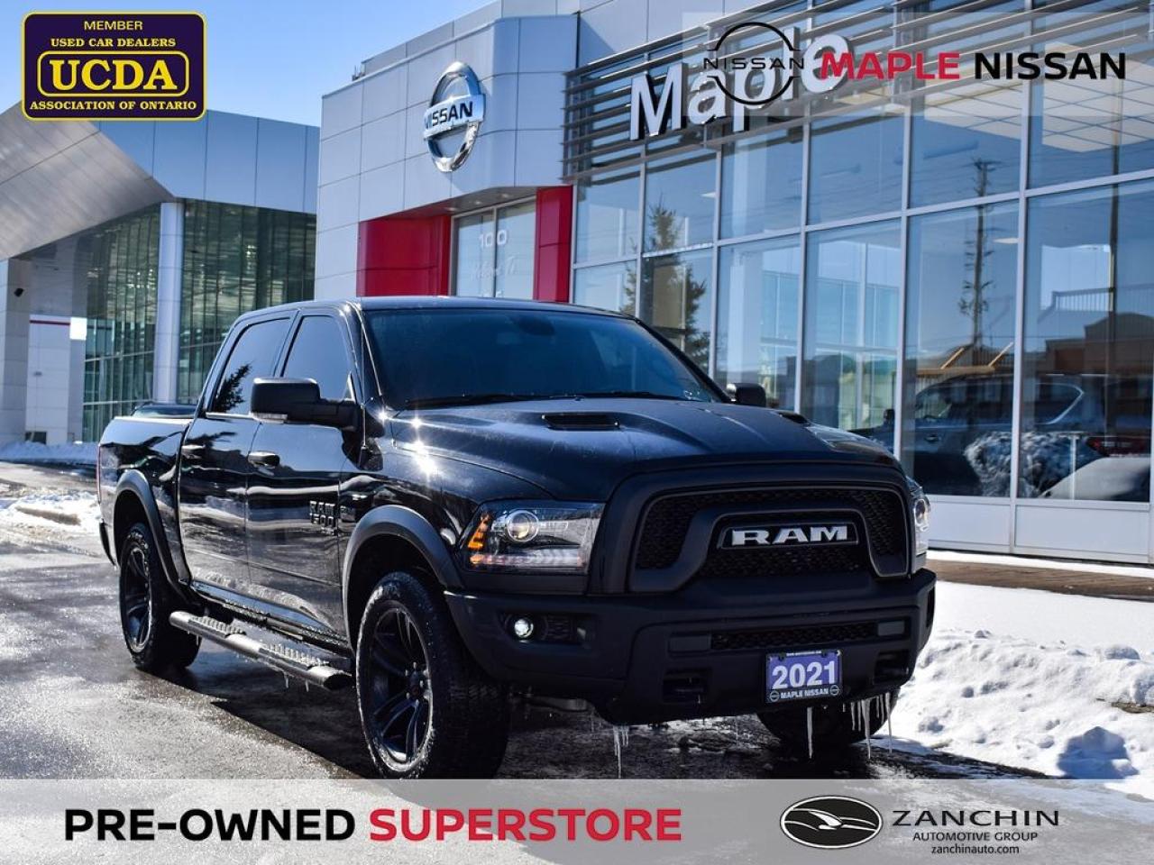 Used 2021 RAM 1500 Classic Warlock 4WD 5.7L Hemi Remote Start Apple Carplay for sale in Maple, ON