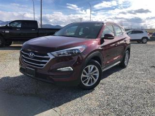 Heated Seats, Bluetooth, Blind Spot Detection, Aluminum Wheels, Air Conditioning, Fog Lamps, Remote Keyless Entry
  Hurry on this one! Marked down from $31143 - you save $1255.   For a versatile crossover with an upscale look and feel, this Hyundai Tucson is an excellent value. This  2018 Hyundai Tucson is fresh on our lot in Mission. 
Out of all of your options for a compact crossover, this Hyundai Tucson stands out in a big way. The bold look, refined interior, and amazing versatility make it a capable, eager vehicle thats up for anything. It doesnt hurt that it comes with generous standard features and technology. For comfort, technology, and economy in one stylish package, look no further than this versatile Hyundai Tucson. This  SUV has 80,170 kms. Its  ruby wine in colour  . It has a 6 speed auto transmission and is powered by a  164HP 2.0L 4 Cylinder Engine.  It may have some remaining factory warranty, please check with dealer for details. 
 Our Tucsons trim level is 2.0L AWD Premium. This Hyundai Tucson 2.0L AWD Premium offers a good combination of luxury, comfort and off road capabilities. Options include heated side mirrors with turn signals, a 6 speaker stereo with a 7 inch touchscreen, Apple and Android phone connectivity, Bluetooth hands free, heated rear seats, three stage heated front seats, a heated leather and metal steering wheel, cruise control, air conditioning, power door locks with auto-lock feature, blind spot detection, rear collision alert and a back up camera. 
To apply right now for financing use this link : http://www.pioneerpreowned.com/financing/index.htm
Pioneer Pre-Owned has more than 60 years of experience in the automotive domain in B.C. backing it up, and we are proud to be your first-choice used car dealer in Mission! Buying a vehicle can be a stressful time. WE CAN HELP make it worry free and easy. How is this worry free? Our team of highly trained Auto Technicians do a full safety inspection on each vehicle. Our vehicles come with a Complete Car-proof Report and lien search history. We can deliver straight to your door or we can provide a free hotel if you so choose to come to us. We service BC, Alberta and Saskatchewan. Do you have credit issues? We know that bad things happen to good people. We all have a past, if yours is preventing you from moving forward WE CAN HELP rebuild you credit. Are you a first-time buyer, a new Canadian resident on a work permit? Is a current bankruptcy or recently discharged, past repossessions or just started a new job holding you back? TOUGH CREDIT, NO CREDIT, or GOOD CREDIT. Are your current payments to high? Do you like the vehicle you have now, but would love to lower your payments? Refinancing is Available. Need Extra cash? As an authorized representative for over 18 financial institutions and lenders. We can offer up to $15000.00 cash back and NO PAYMENTS for up to 90 days OAC. We have 0 down financing and low interest rates available. All vehicles are subject to a $695 dealer documentation fee and finance placement fee. Visit our website @ www.pioneerpreowned.com and lets us be your credit Specialists! o~o