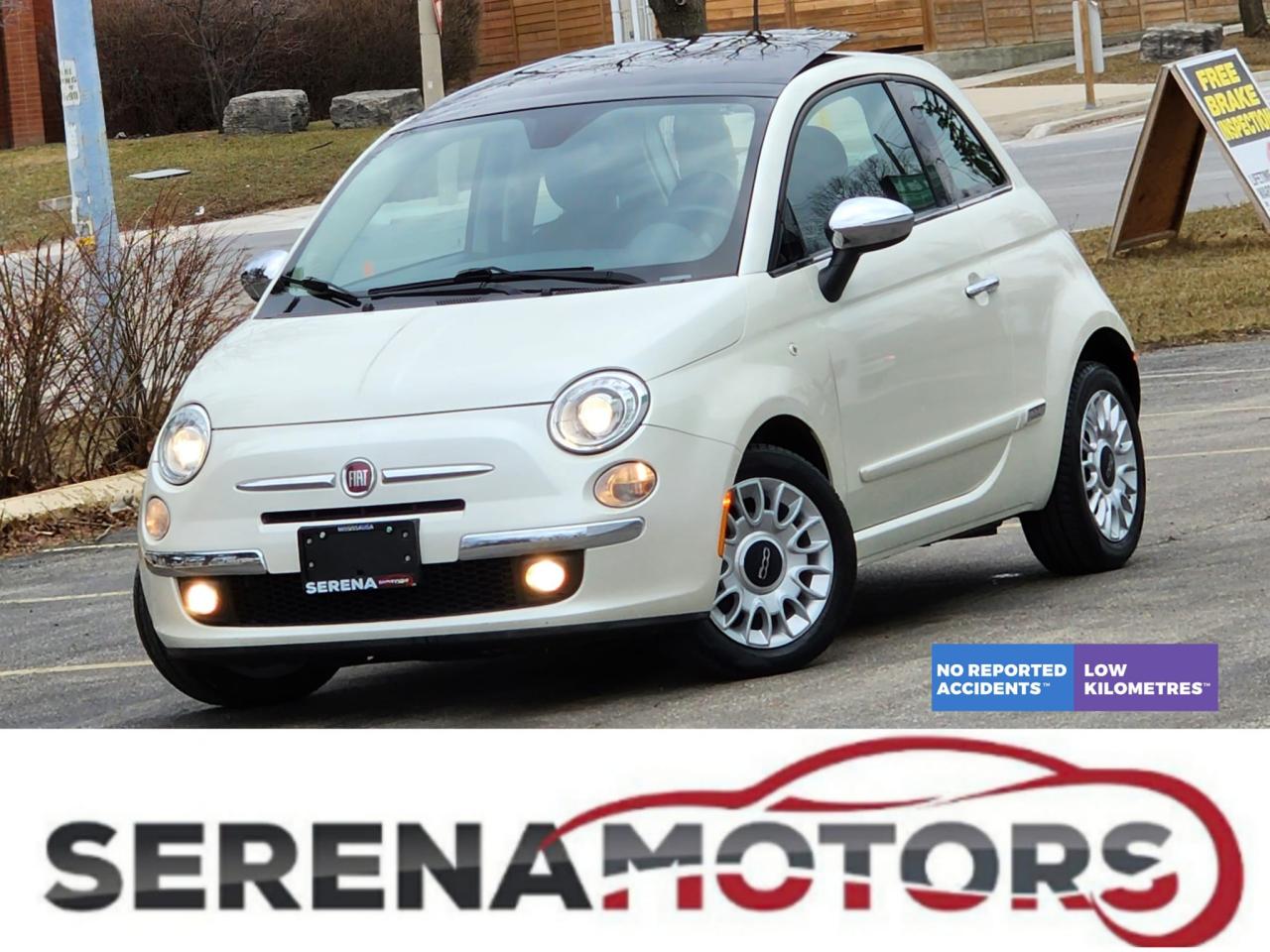 2013 Fiat 500 LOUNGE | AUTO | LEATHER | PANOROOF | LOW KM | - Photo #1