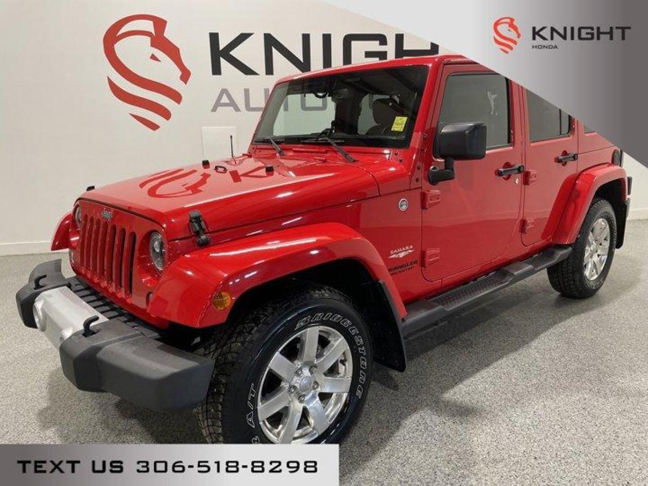 Used 2015 Jeep Wrangler Unlimited Sahara l Heated Leather Seats l 4x4 for  Sale in Moose Jaw, Saskatchewan 