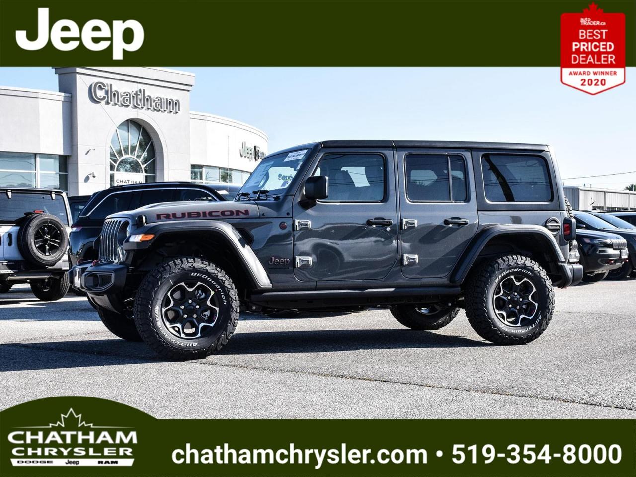 New 2023 Jeep Wrangler RUBICON for sale in Chatham, ON