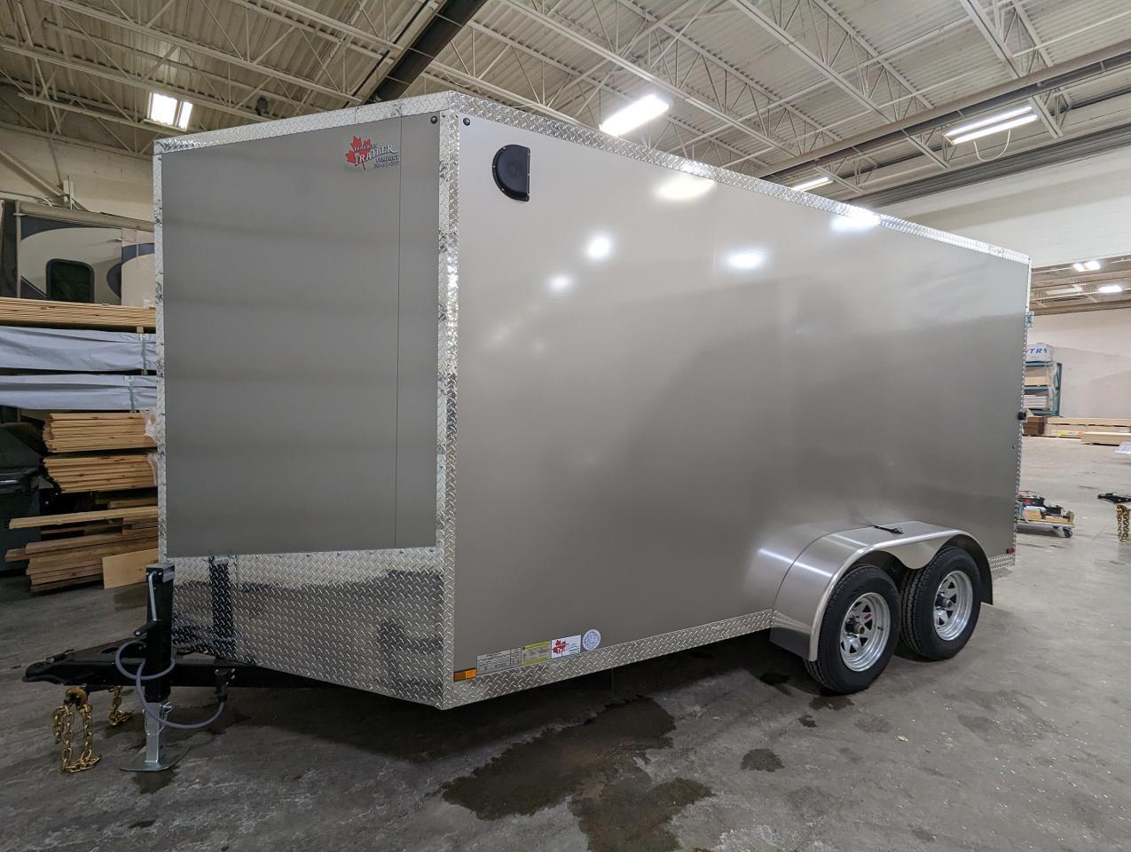 2023 Canadian Trailer Company 7x14 V Nose Cargo Trailer Steel