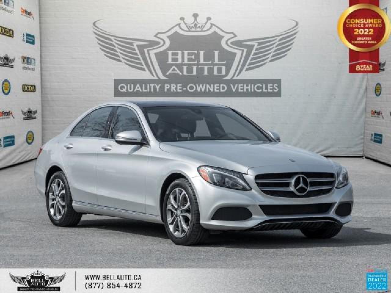 2016 Mercedes-Benz C-Class C 300, AWD, Navi, Pano, NoAccident, B.Spot, RunFlatTires Photo1