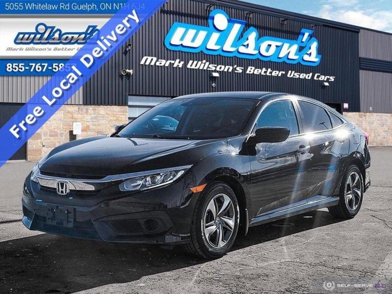 Used 2018 Honda Civic Sedan SE, Auto, Adaptive Cruise, CarPlay + Android, Heated Seats, Forward Collision Warning, New Tires ! for sale in Guelph, ON