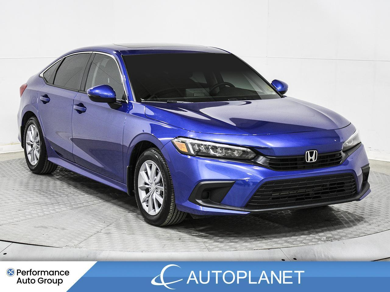 Used 2022 Honda Civic Sedan EX, Back Up Cam, Sunroof, Clean Carfax! for sale in Clarington, ON