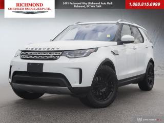 2018 Land Rover Discovery HSE White    Automatic temperature control, Electronic Stability Control, Exterior Parking Camera Rear, Fully automatic headlights, Genuine wood door panel insert, Grained Leather Seat Trim, Low tire pressure warning, Navigation system: InControl Navigation Pro, Power moonroof, Rain sensing wipers, Rear anti-roll bar, Remote keyless entry, Steering wheel mounted audio controls, Tilt steering wheel, Traction control, Wheels: 20 5 Split-Spoke.      HSE DIESEL ONE OWNER LOW KMS Turbodiesel 8-Speed Automatic 4WD    Awards:    * ALG Canada Residual Value Awards    Odometer is 37033 kilometers below market average!    Richmond Chrysler Dodge Jeep wants to BUY YOUR CAR. Thats right! 1. Bring your vehicle by and let us do a no hassle, market evaluation. 2. Bring by any documents that may increase the value or your vehicle. 3. Pick up a check. Its that easy. Find out why so many others have sold us their personal vehicle.    Reviews:    * Land Rover Discovery owners tend to rave about its looks, ride comfort, off-road capability, and easy access to a variety of confidence-boosting features available for both highway and off-road driving. The lighting system and stereo system are rated highly, and most owners love the rich, glossy, and upscale feel of the Discoverys cabin. Source: autoTRADER.ca      Richmond Chrysler Dodge Jeep would like to invite you to experience our Market Value Pricing. Come see why so many people have saved money by purchasing from us. Let us show you why you made the right decision to come here. At Richmond Chrysler Dodge Jeep, WE BUY CARS. We will buy your car even if you dont buy ours! *$599 Documentation Fee and $199 Go Green Fee applicable to all used vehicles.