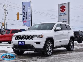 Used 2020 Jeep Grand Cherokee Limited 4x4 ~Nav ~Cam ~Leather ~Bluetooth ~Sunroof for sale in Barrie, ON