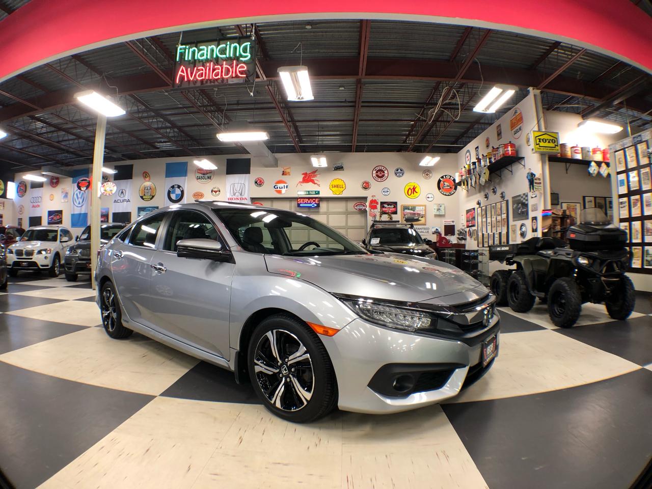 Used 2017 Honda Civic TOURING AUT0 NAVI LEATHER SUNROOF CAMERA B/SPOT for sale in North York, ON