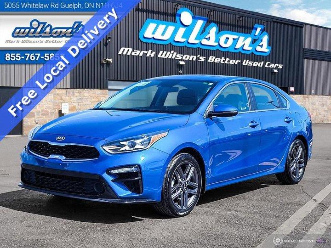 Used 2021 Kia Forte EX+, Auto, Sunroof, Heated Steering + Seats, CarPlay + Android, Blind Spot & Much More! for sale in Guelph, ON