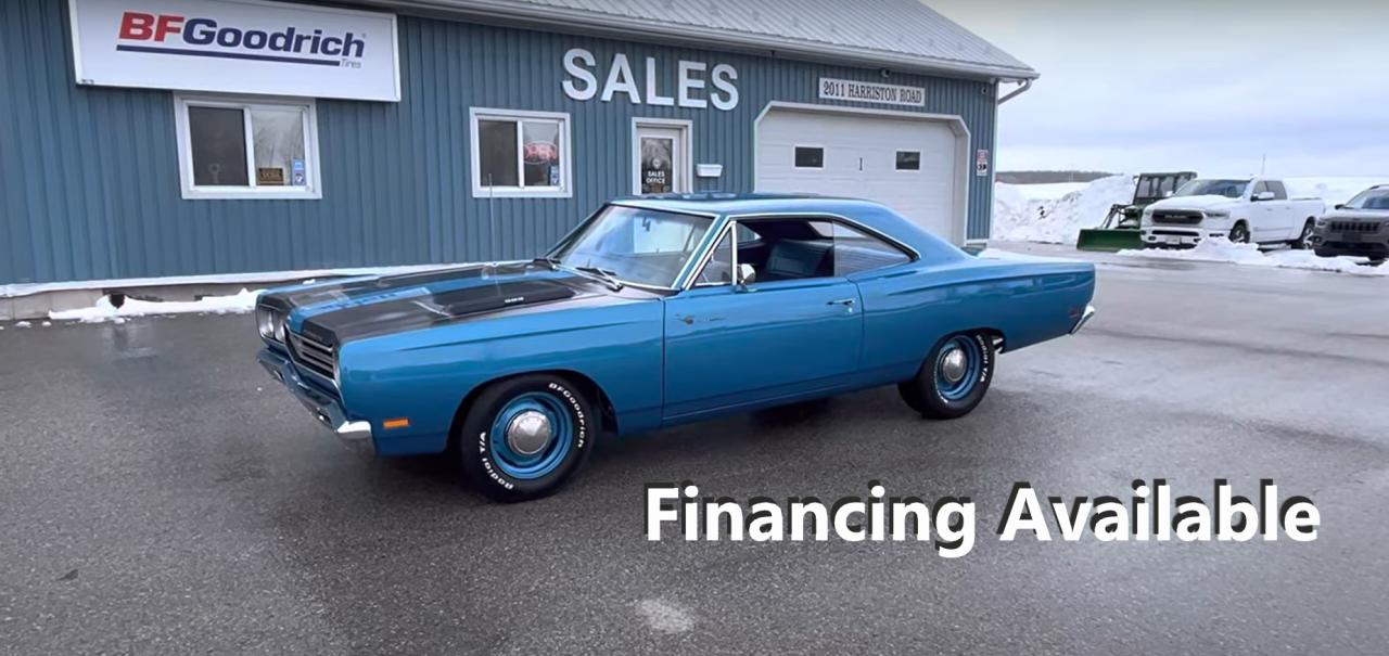1969 Plymouth Road Runner 383 4-Speed Rotisserie Restored Everything Is New