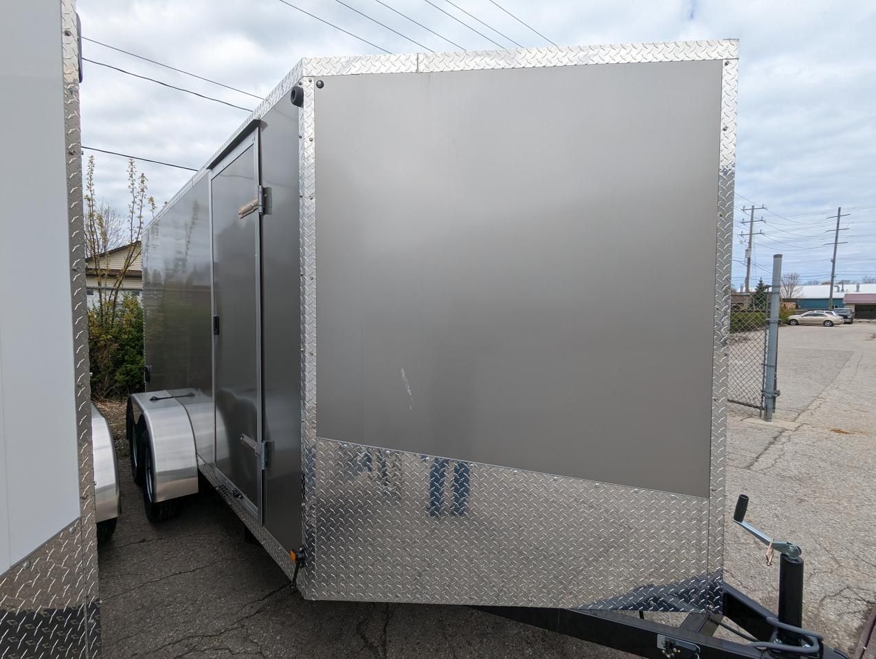 2023 Canadian Trailer Company 7x14 V Nose Cargo Trailer Steel