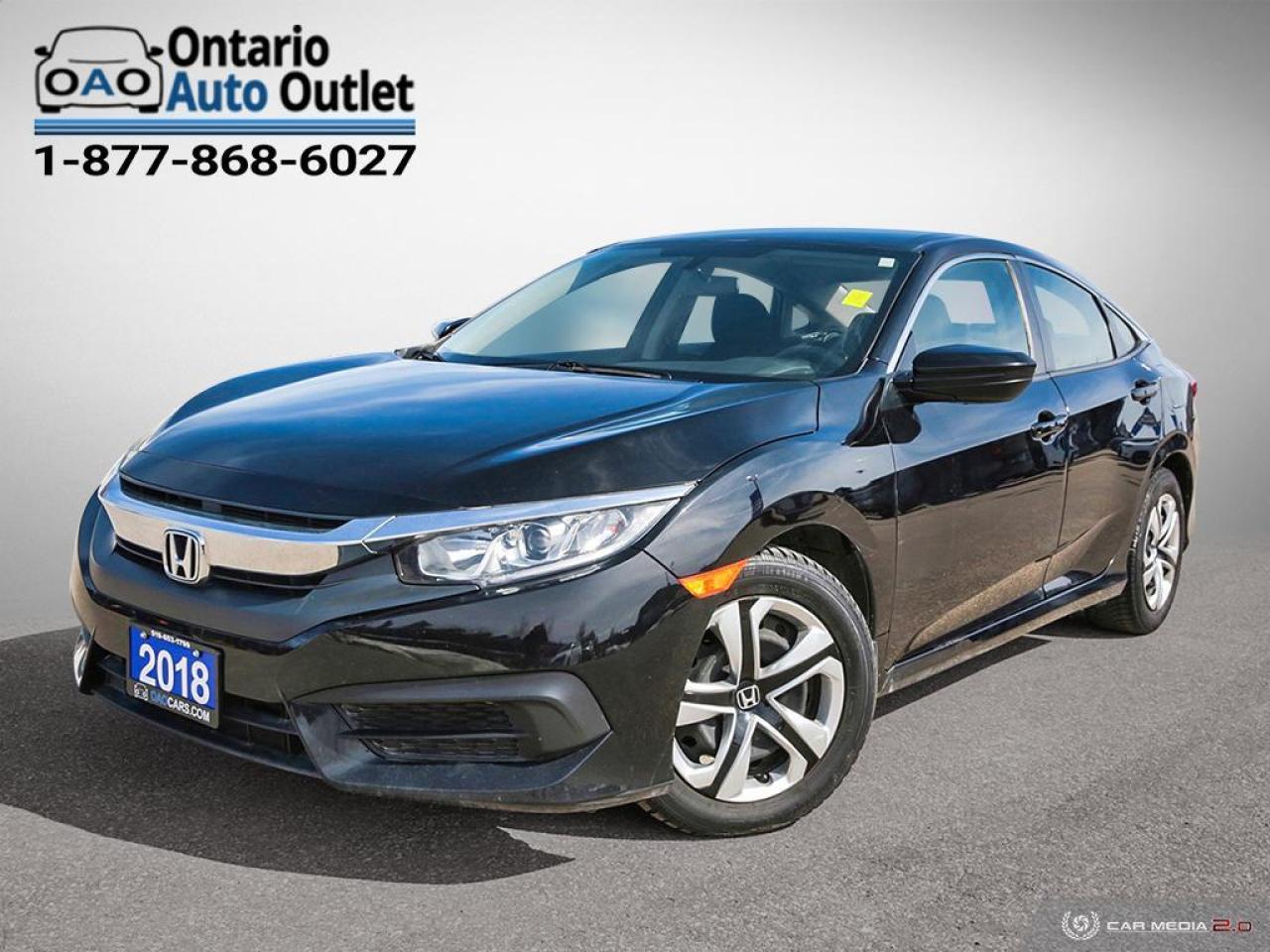 2018 Honda Civic LX / NO ACCIDENTS / CARPLAY / CRUISE CONTRO