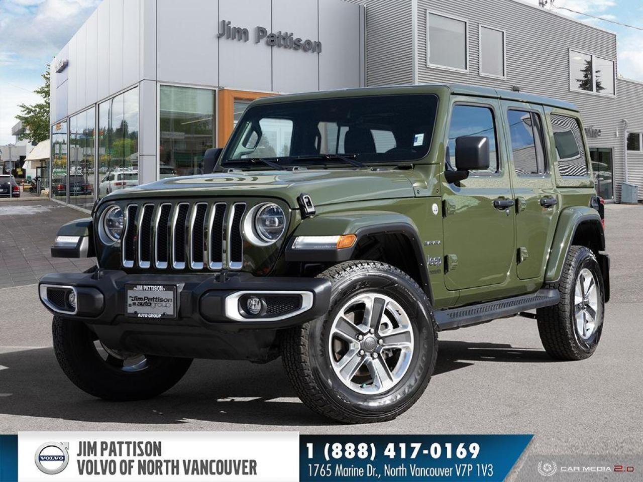 Used 2021 Jeep Wrangler Unlimited Sahara - ECODIESEL - NO ACCIDENTS for Sale  in North Vancouver, British Columbia 